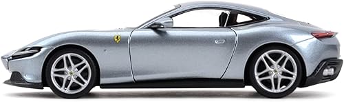 Miniatura 7 de Xiangtat Bburago 124 Escala 124 Race & Play Ferrari Roma Alloy Vehículo de lujo Diecast Cars Modelo Colección Regalo (Plata)