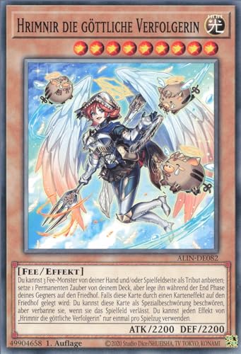 Hrimnir die göttliche Verfolgerin ALIN-DE082 Common Deutsch Boosterfrisch 1. Auflage - Alliance Insight - mit ReCollectibles-Versandschutz - für Yu-Gi-Oh!