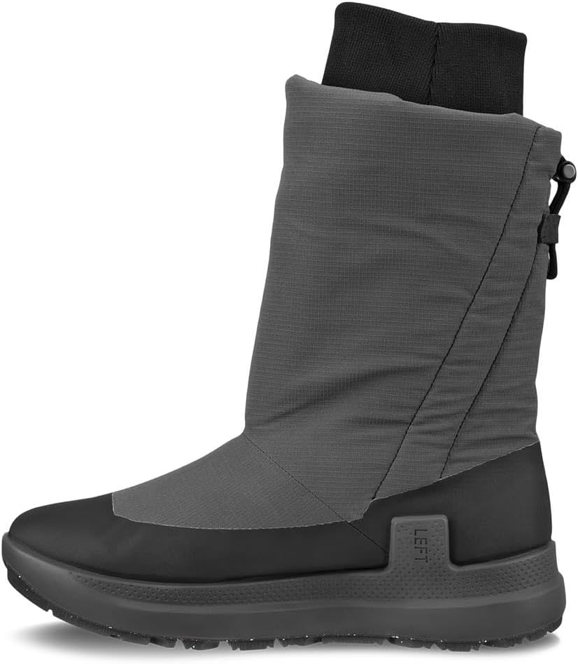 ECCO Women's SOLICE Arctic Waterproof Snow Boot, Black/Magnet Primaloft, 5-5.5
