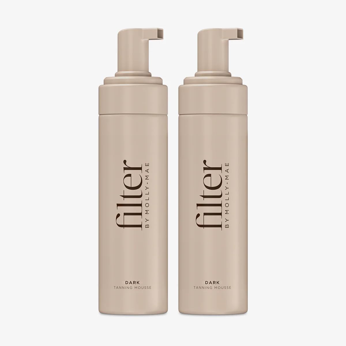 Filter By Molly-Mae Tanning Mousse Dark Duo Bundle, 200 ml (Pack of 2)