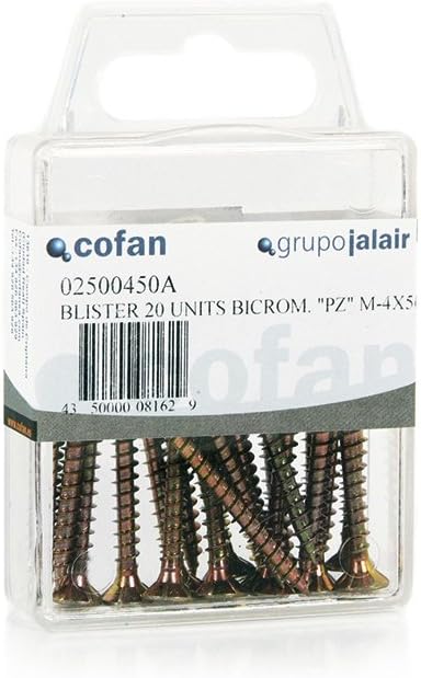 CoFan 02503516 A – Pack of 30 Screws for Chipboard