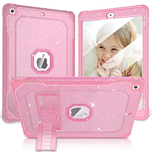 Coque iPad 8ème génération double couche fine avec support