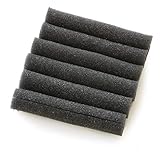 [ジュエル ボックス] JewelVOX マスク用 日本製 クッション 痛くならない 痛くなりにくい カバー 紐 再利用 ウレタン スポンジ 6本入り3セット ブラック 選択