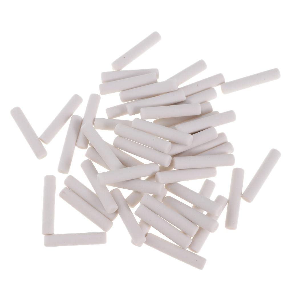 Fenteer 50 Pieces/Box Eraser Refills 5mm Replacemetn Rubbers Erasers for Art Pencils, Drawing, Painting, Sketching, Drafting, Arts and Crafts