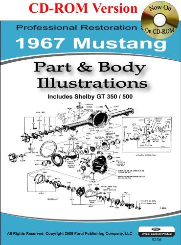 1967 Mustang Part and Body Illustrations