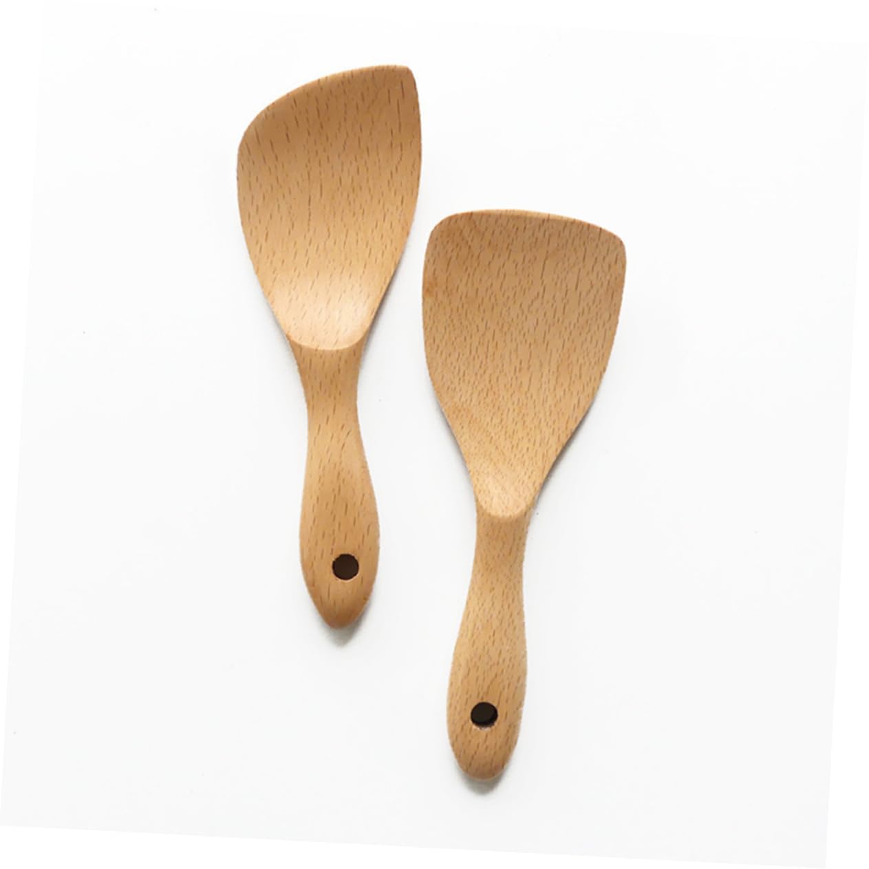 Cabilock 1Pc Wooden Rice Shovel for Non Stick Pans Kitchen Utensil Cooking Accessory for Home Restaurant Catering for Serving Rice Mixing