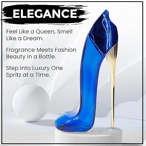 Miniatura 4 de Princess - Juego de perfumes de tacón alto de lujo, 2.9 onzas cada uno, colección de 5 piezas en rosa, azul, rojo, negro y dorado