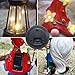 Yardancer Solar Gnome Garden Statues Outdoor Décor with Lantern- Gnome Figurines Solar LED Light Lawn Ornaments - Yard Decorations for Patio, Balcony, Backyard -Unique House Warming Gifts for Mom