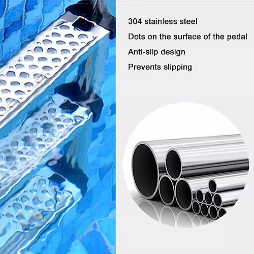Escalera para piscina con 2/3 peldaños antideslizantes miniatura 3