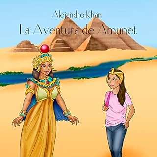 Diseño de la portada del título La aventura de Amunet