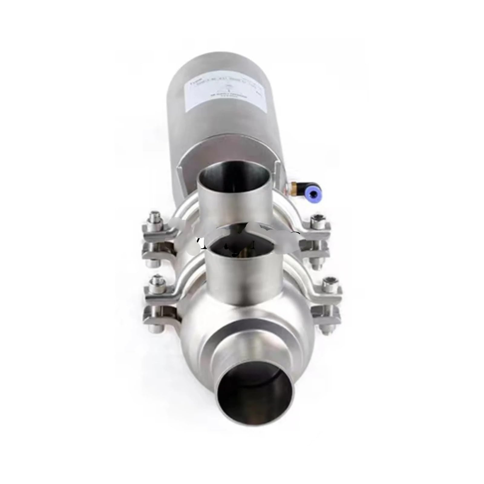 KACOME Pneumatic Sanitary Directional Valve Actuator 3-1/2’ Welded OD 89MM Single Acting Stainless Steel 304