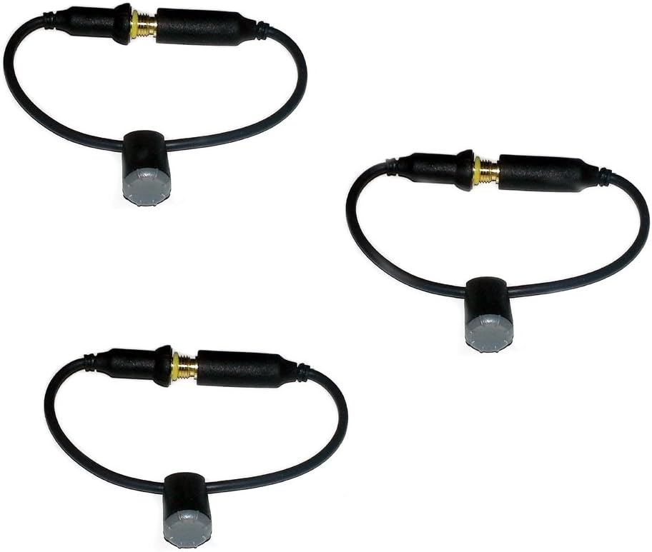 3 x Headphone Adapter with Grey Jack Cover for iPhone 4/4S LifeProof Cases