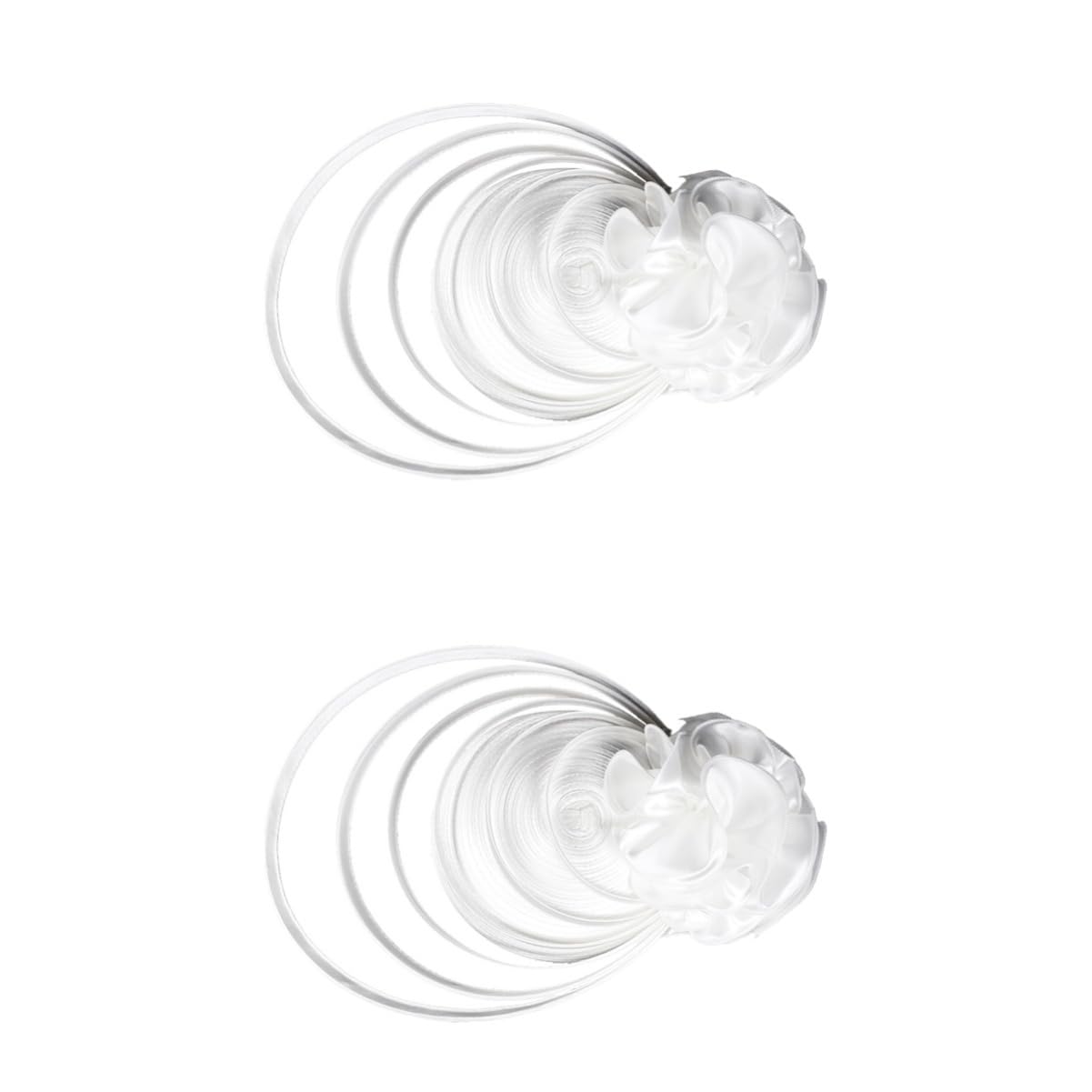 SHERCHPRY 2 sombreros de fiesta de cóctel para mujer, accesorios para el cabello, tocado de novia, decoración para el cabello, diadema