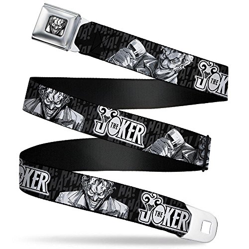 Buckle-Down mens Buckle-down Seatbelt Joker Wjk063 Belt, Multicolor, 1.5 Wide 24-38 Long US
