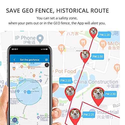 ZEERKEER Pet GPS Tracker, Dog GPS Tracking and pet Finder, The GPS Dog Collar Attachment, Locator Waterproof, Tracking… - Image 5