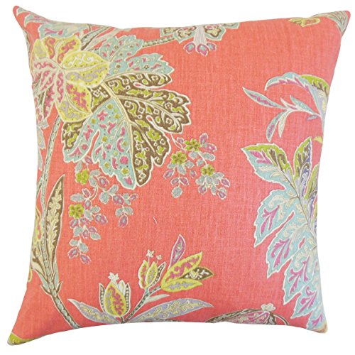 The Pillow Collection Taja Floral Throw Pillow Cover Festival The Pillow Collection Taja Floral Throw Pillow Cover Festival