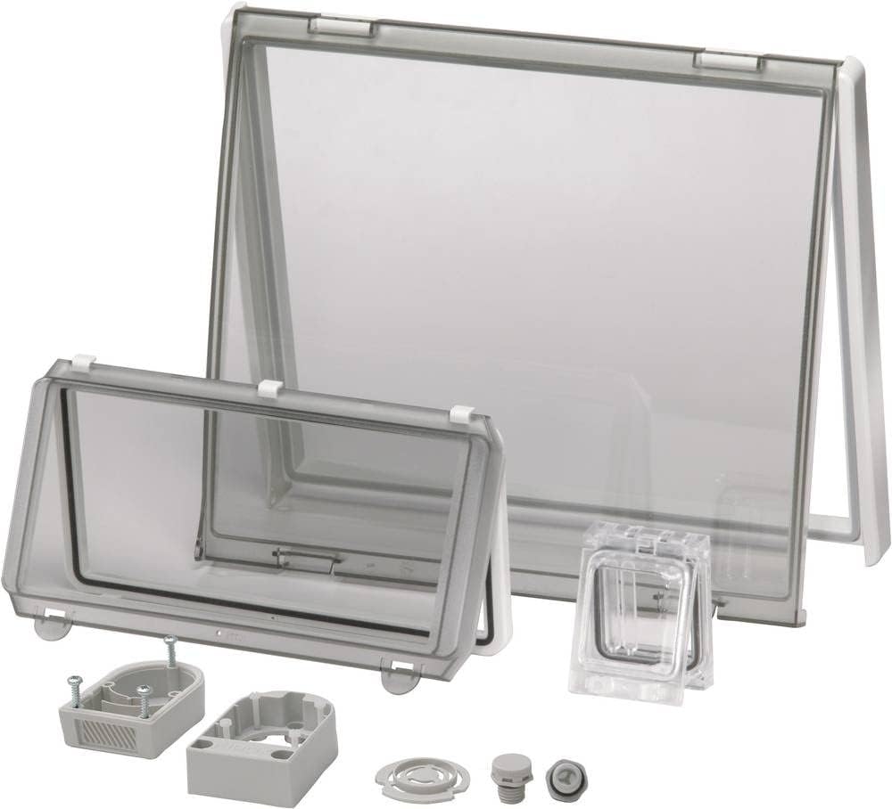 3730775 - Inspection Window, 12 Modules, Cabinets, Polycarbonate, IP65, NEMA 12, 9.76 , 5.04