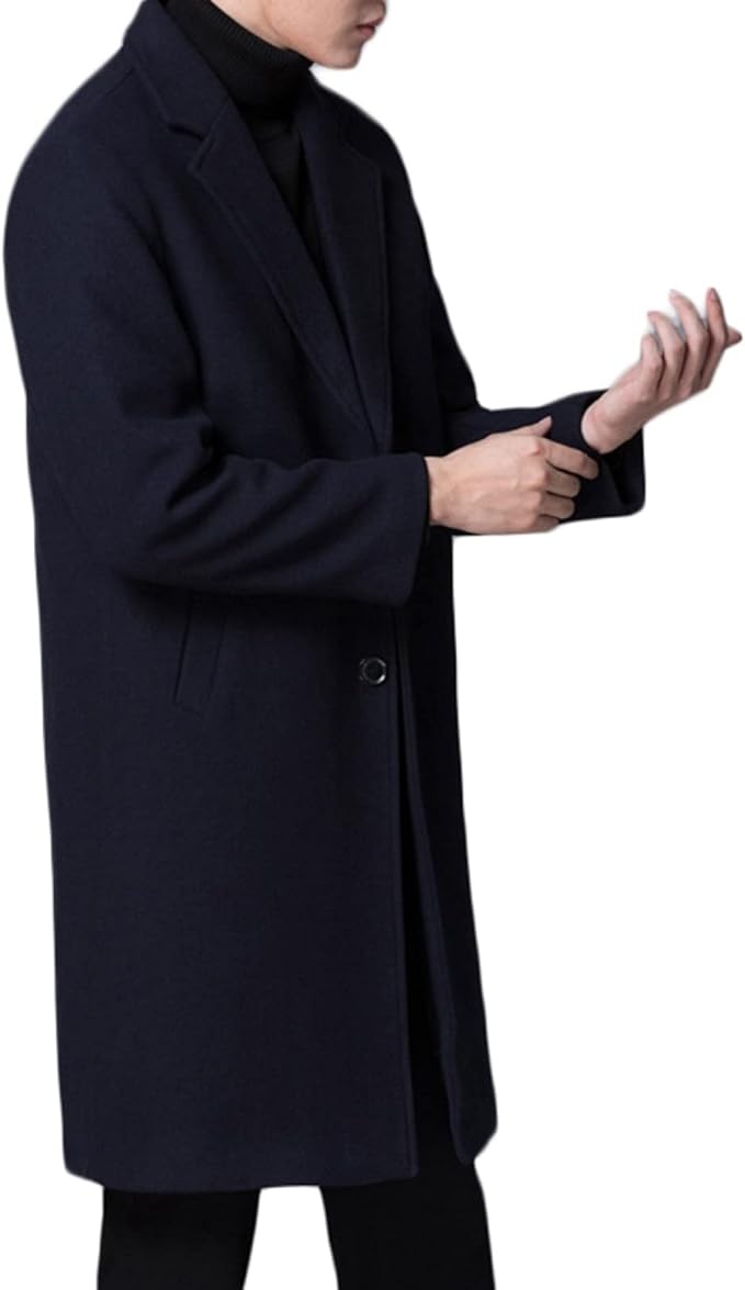 Amazon コート チェスターコート メンズ ロング シングルボタン ビジネス 春 秋 防寒 通勤通学 トレンチコート スプリング 大きいサイズ コート ジャケット 通販