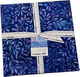 Lunn Studios Artisan Batiks Dancing Petals 42 10-inch Squares Layer Cake Robert Kaufman TEN-1400-42