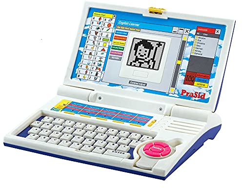 Image of English Learner Laptop for Kids with 20 Activites for Learn & Play, Laptop for Kids with LED Display, Educational Learning Laptop Toy with Mouse, Made in India Laptop Toy (English Learner Laptop)