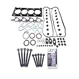 Head Gasket Set Bolt Kit Fits: 00-04 Ford Focus 2.0L DOHC 16v VIN 3 Cu. 121 ZETEC