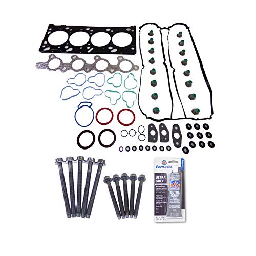 CPWK382 Head Gasket Set Bolt Kit Fits: 00-04 Ford Focus 2.0L DOHC 16v VIN 3 Cu. 121 ZETEC