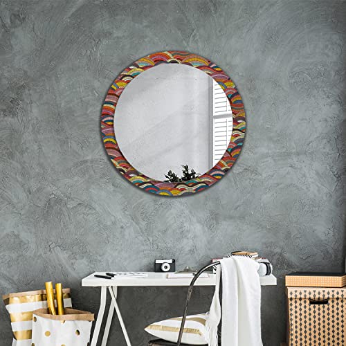 Miroir imprimé décoratif au design moderne de qualité supérieure