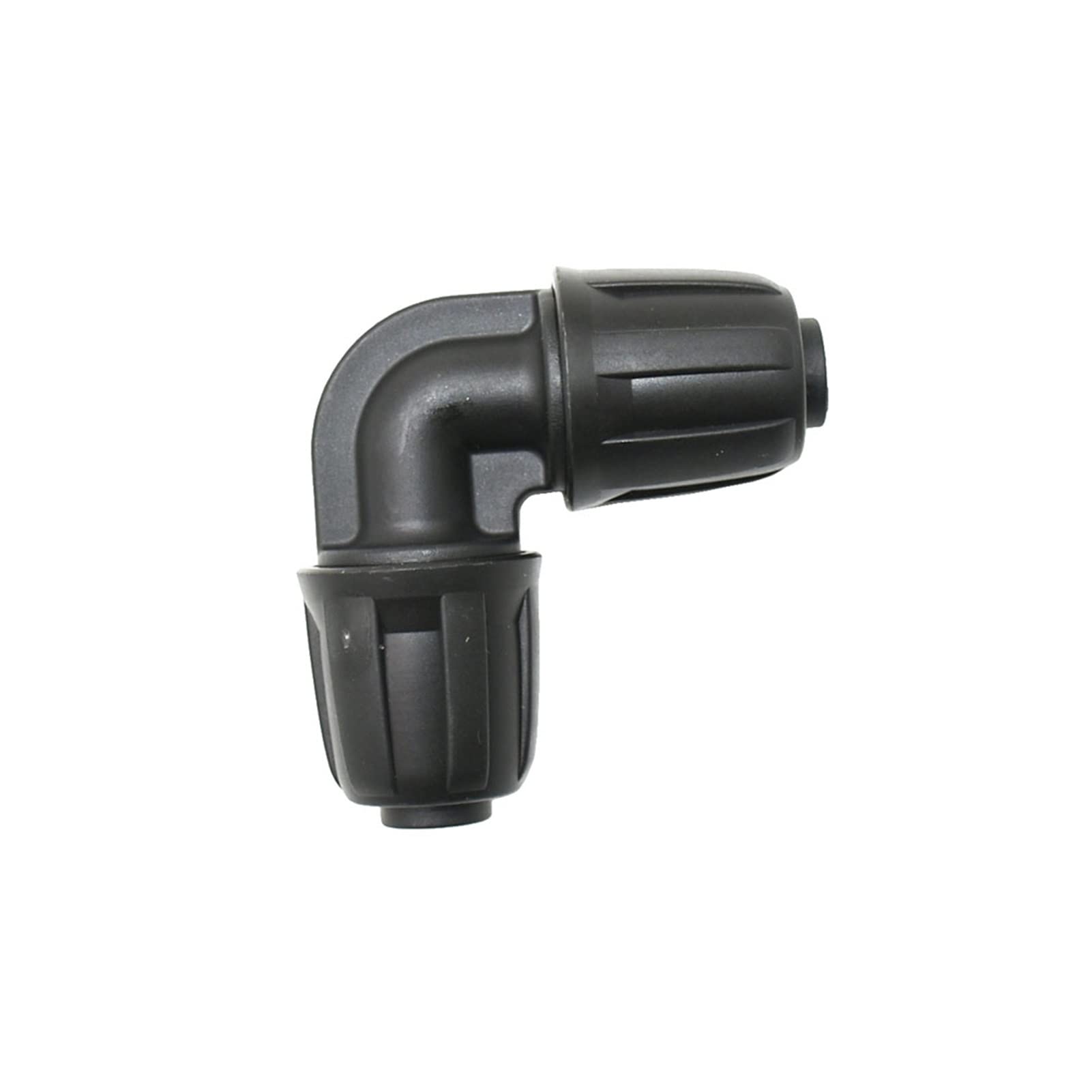 Adaptador de Conector de Utilidad Adaptador de Conector de Manguera Junta de Tubería de Pe de 16 Mm Y 1/2 Pulgada Desviador en T Junta de Reparación de Tapón de Extremo de Codo con Bloqueo Roscado par