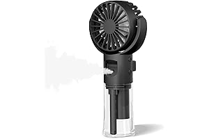 Cordless Mini Handheld Personal Fan with Humidification Spray