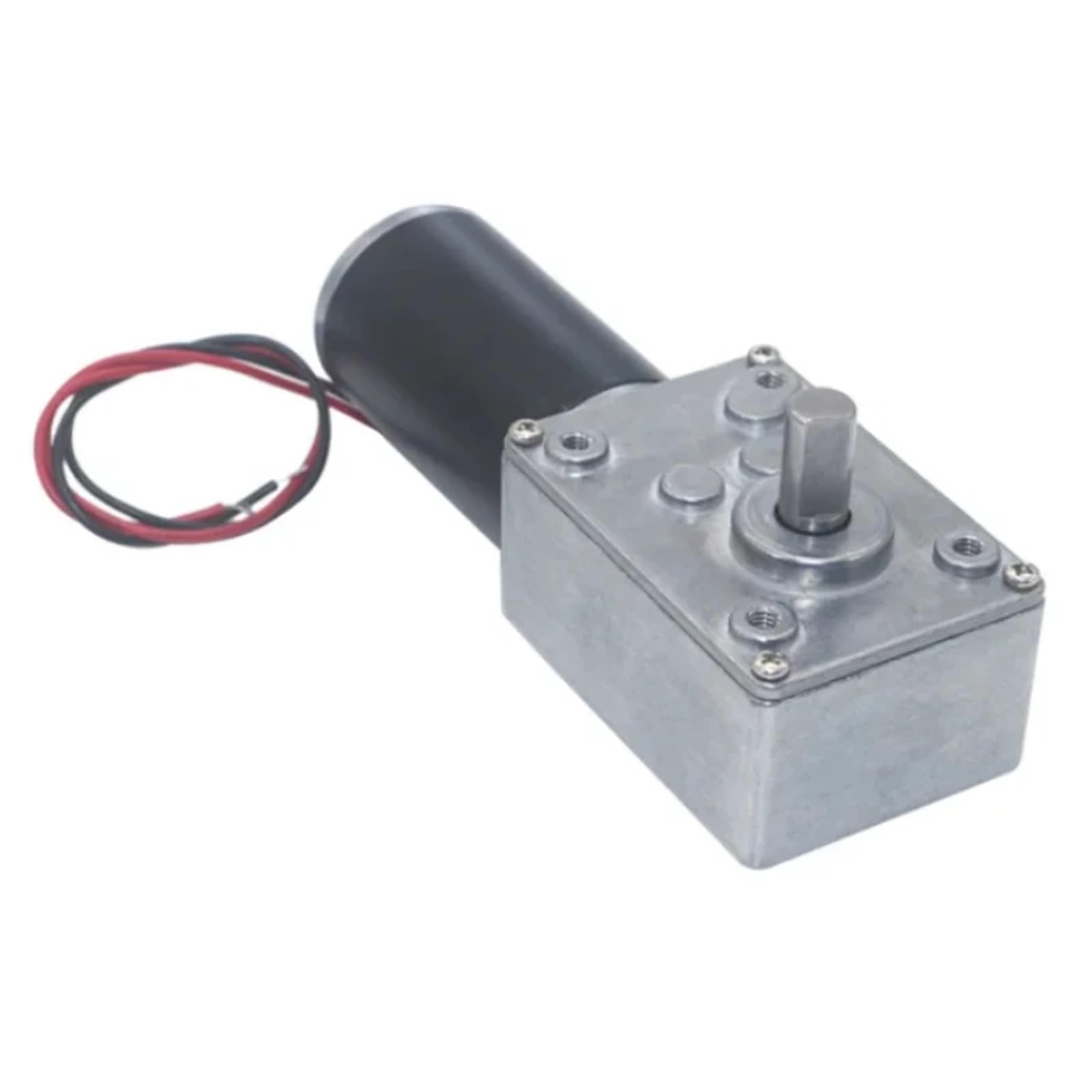 Silnik z przekładnią ślimakową 5840-31ZY DC12V 24 V, metalowa przekładnia ślimakowa turbo, odwrócona oś typu D, niska prędkość, samoblokująca. (27 obr./min, 24 V)