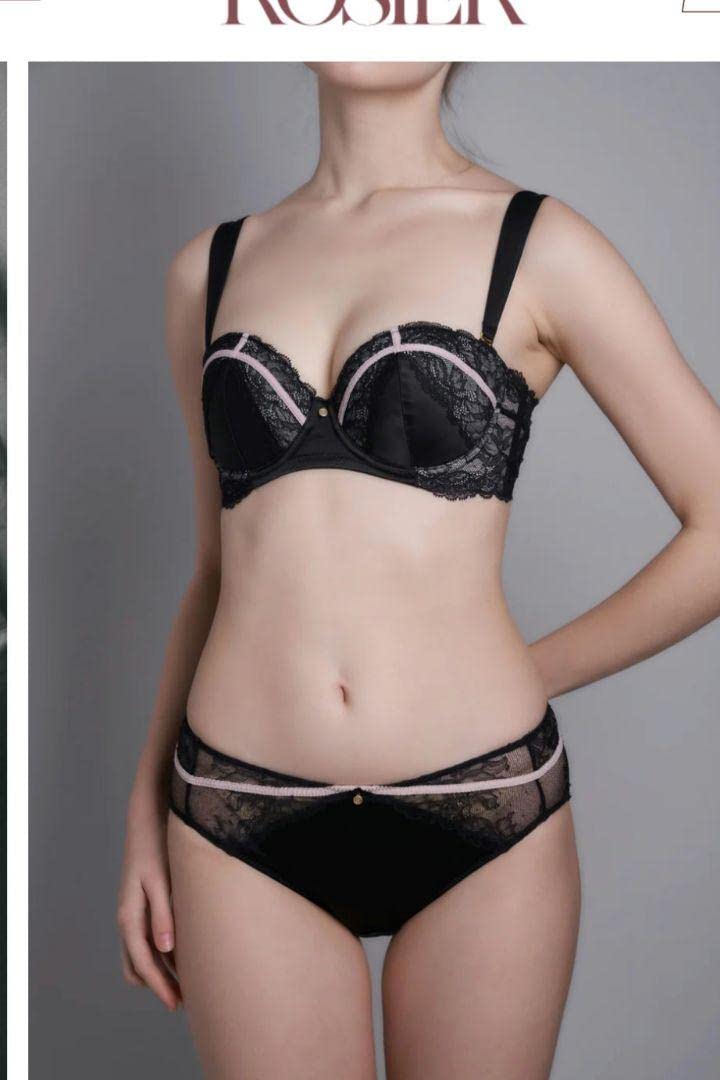 下着・アンダーウェア ROSIER Ribbon Leavers Lace Bra Set Ribbon Leavers Lace Bra Set