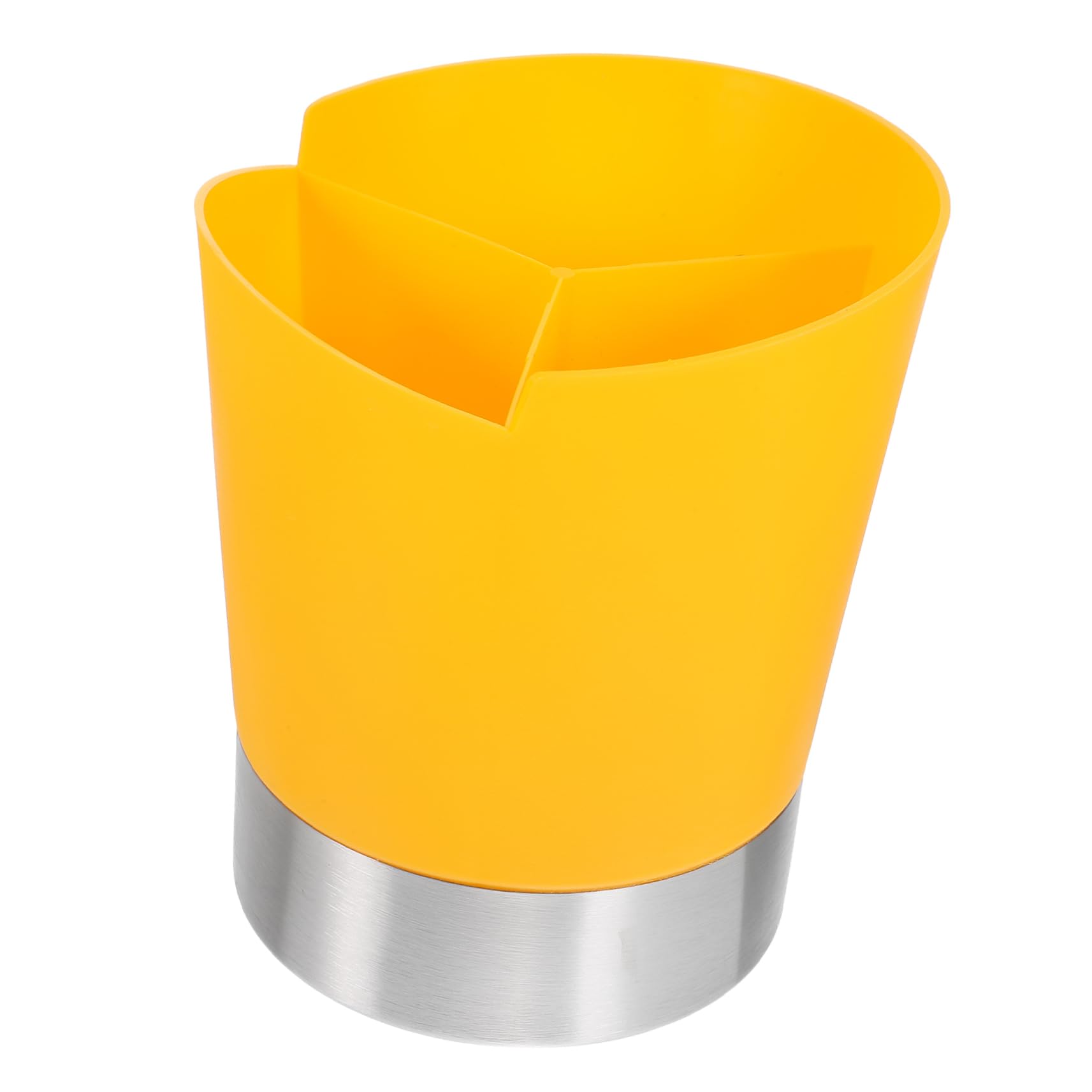 Garneck Straw Storage Bucket 3-grid Straw Holder Abs Material Kitchen Utensil Bar Easy to Clean Modern Design Random Color