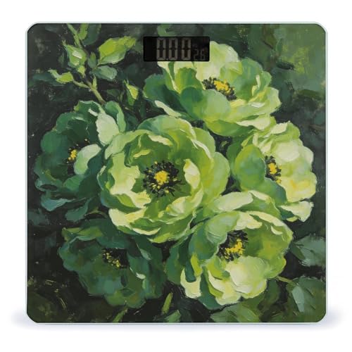 Báscula Digital Green Flowers para Peso Corporal hasta 180 kg miniatura 1