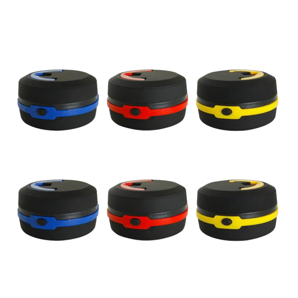 Hemobllo 6 Linternas LED de Camping Recargables Multifuncionales Material Abs, Luces Nocturnas Portátiles Resistentes al Polvo para Senderismo y Uso Hogar
