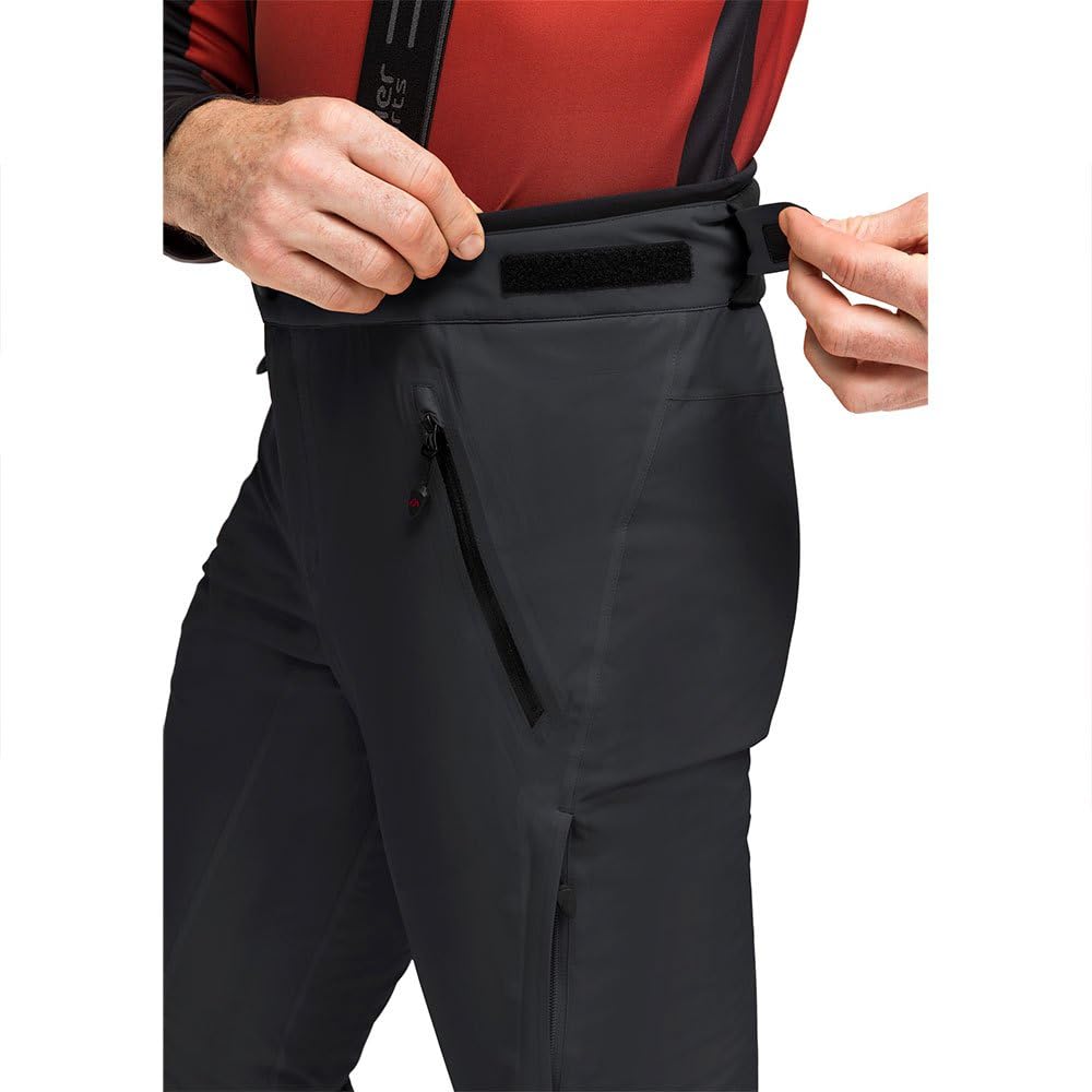 Maier Sports Copper Slim, Pantalones de esquí Ajustados para Hombre, Impermeables, Material elástico y Cintura Ajustable, sin PFC, Acolchado mTHERM y protección contra la Intemperie mTEX