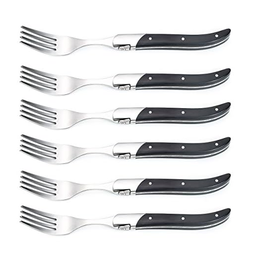 Elegant Laguiole Stainless Steel Fork Set