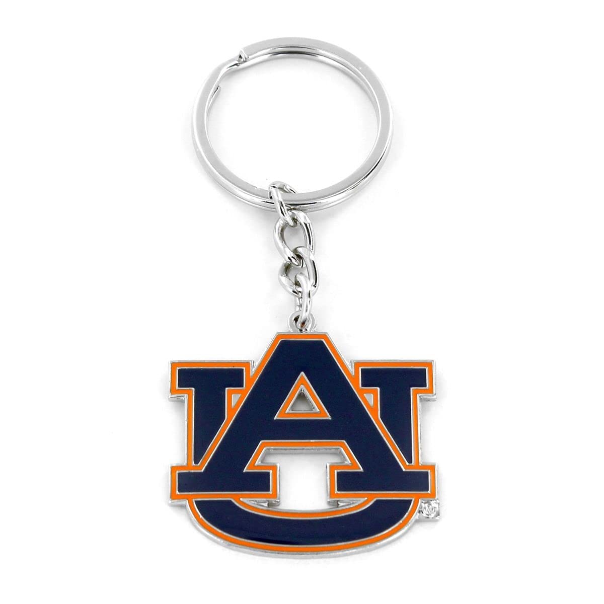 Auburn Keychain (Auburn Tigers) Team Logo Key Ring, Metal, One Size