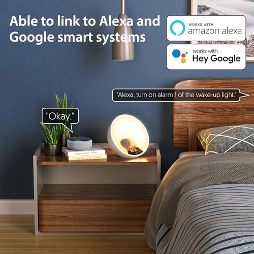 Smart Sunrise Alarm Clock with WiFi