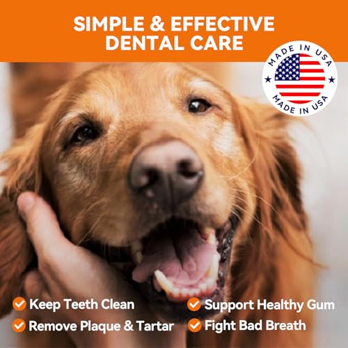 Image of PUAINTA Dog Teeth Cleaning Powder - Dental Powder for Dog Bad Breath Treatment Freshener - Dogs Plaque Off and Tartar Remover - Cat Dog Dental Care (3.17 Ounce (Pack of 1))