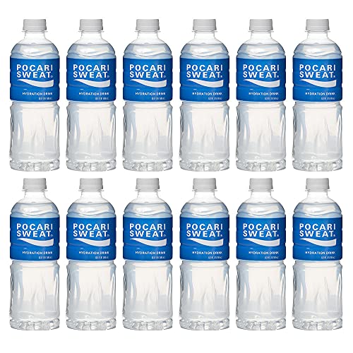 Pocari Sweat PET Bottles - The Water and Electrolytes that Your Body Needs, Japans Favorite Hydration Drink, Now in the USA, Clear, 500 ml, 12 Pack