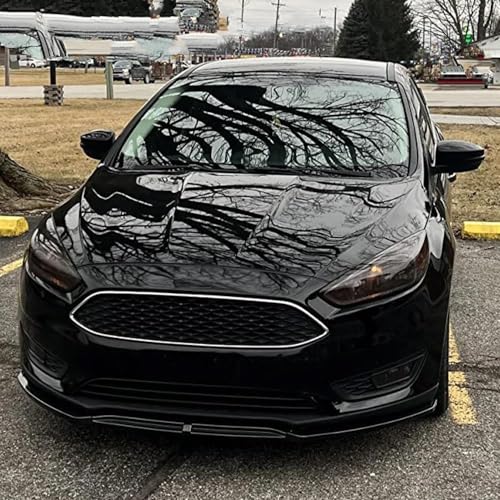 Diffuseur lèvre pare-chocs avant Ford Focus 2012-2018 noir brillant