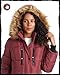 CANADA WEATHER GEAR Women's Winter Jacket - Heavyweight Long Length Bubble Puffer Parka (S-XL), Size Medium, Wild Ginger/Natural