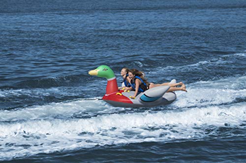 Solstice Lay-On Decoy Duck Towable Inflatable Raft, Multicolor, One Size #TOP2