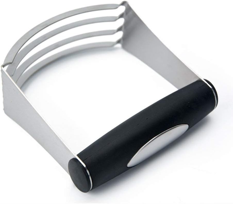 Warmtong Professional Pastry Pie Biscuits Cake Cutter Baking Dough Blender Pastry Mixer With Heavy Duty Stainless Steel Blades