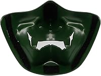 Vista 53 de AOUTACC Mascarillas de media cara Airsoft, monstruo demonio malvado, Kabuki, Samurai, Hannya Oni, máscaras protectoras de media cara, baile