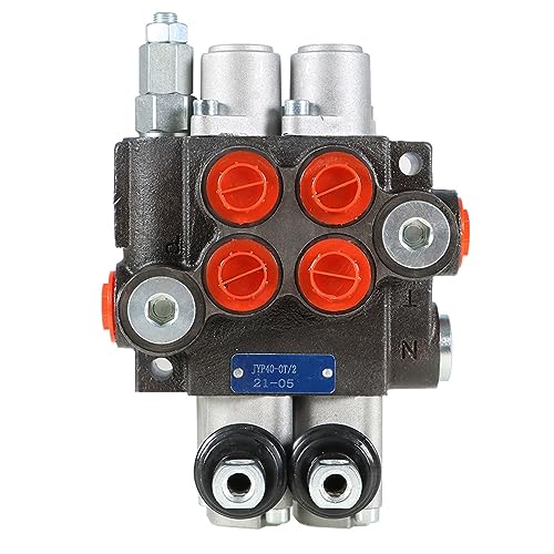 Gxywady DY-9383010-945349-GX 2 Spool Hydraulic Directional Control Valve Double Acting Control Valve 11 Gpm 3625 Psi Sae Port thumb #3