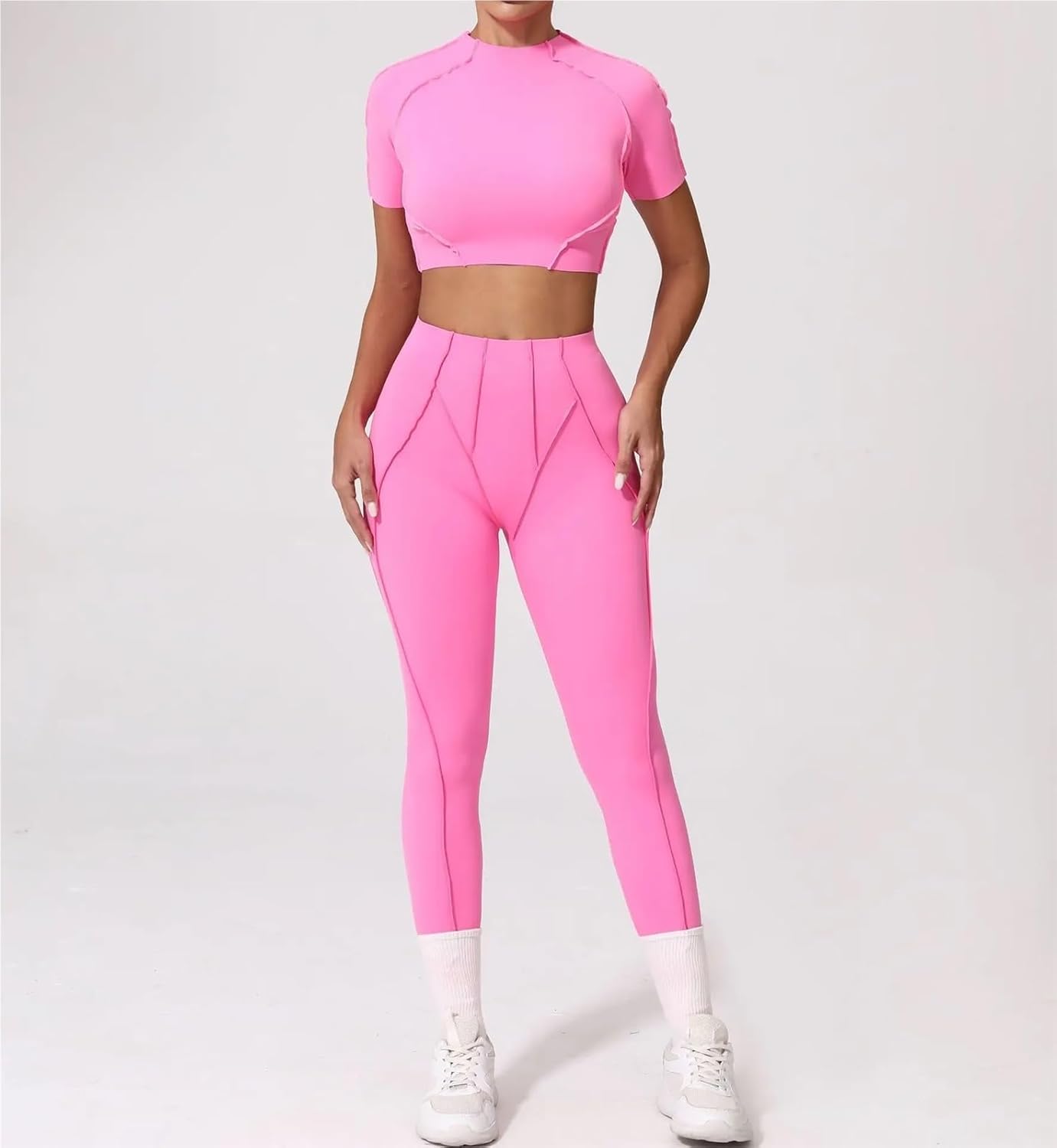 Top Palestra Donna Reggiseni Sportivi da Donna Cinghie Imbottite ad Alto Impatto Yoga Allenamento a Prova di Squat Palestra Esercizio Fitness Top Abbigliamento Sportivo