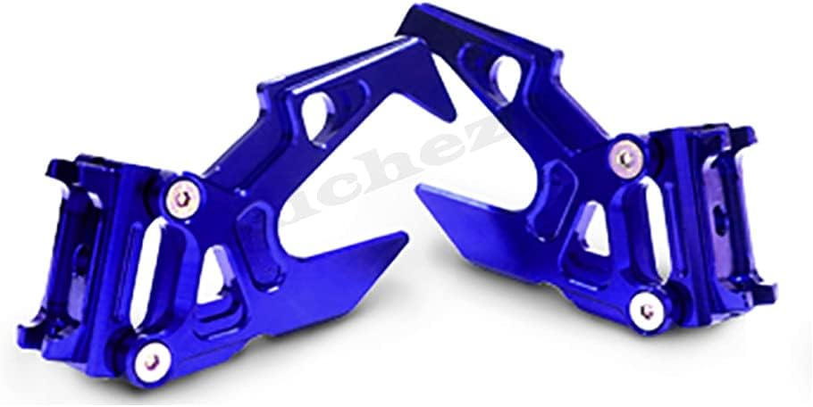 Accessories ACZ Motorcycle 1 Pair CNC Aluminum Modified Rear Fork Preload Spindle Chain Adjusters for Kawasaki Ninja ZX250R 300R - (Color: Gold)