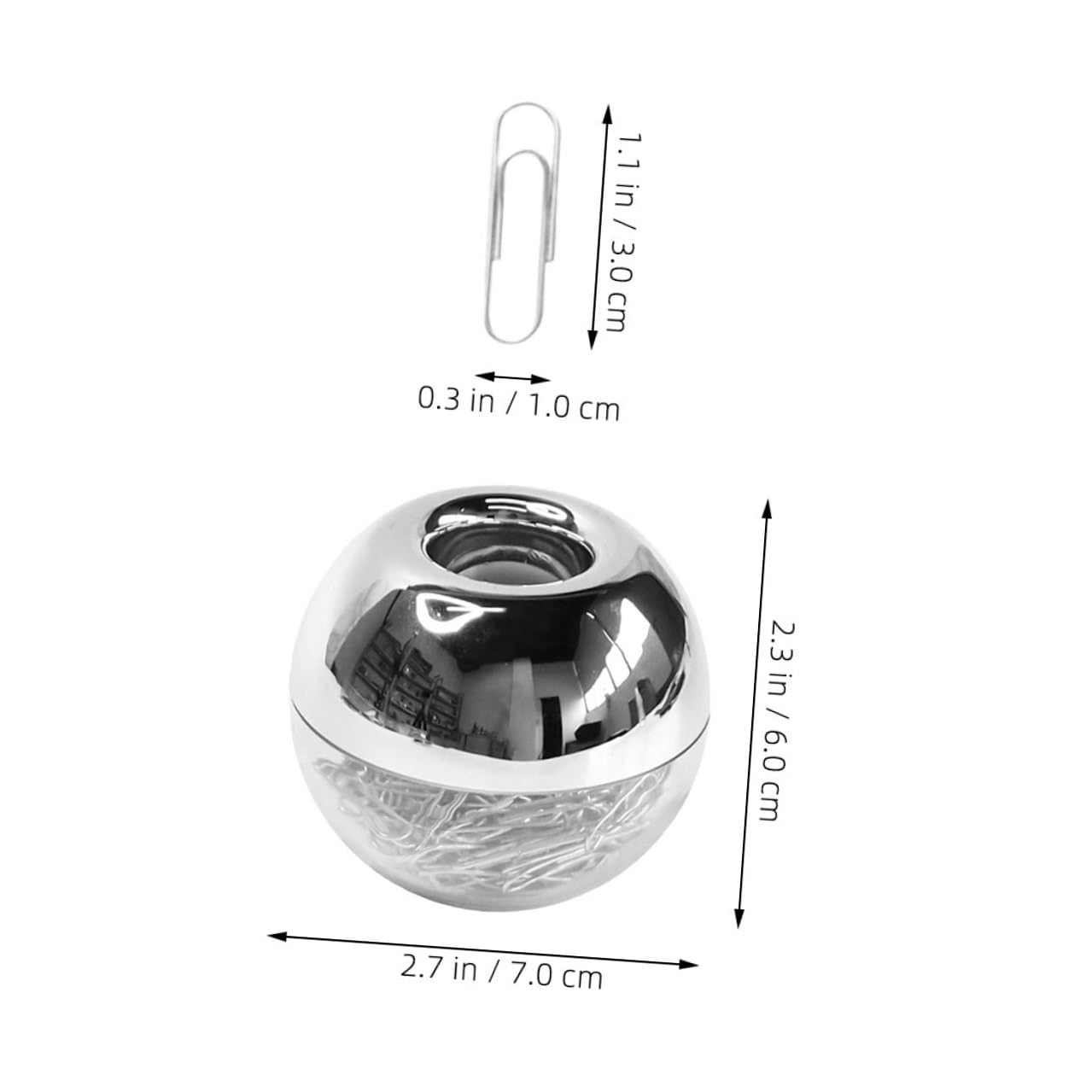 GALPADA Clip Segnalibro in Metallo 2 Set Scatola Magnetica Argento per Progetti Creativi e Organizzazione Documenti Ufficio e Scuola Accessori da Scrivania