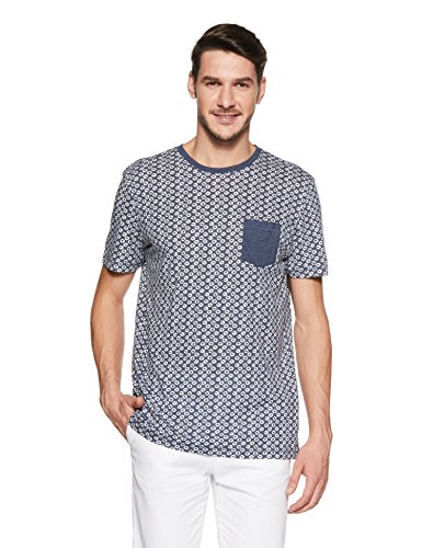 Image of Celio Men's Solid Regular Fit T-Shirt